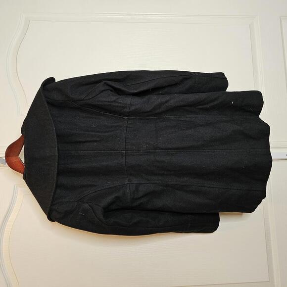 GUESS Los Angeles Women's Classic Black Peacoat - Picture 3 of 5